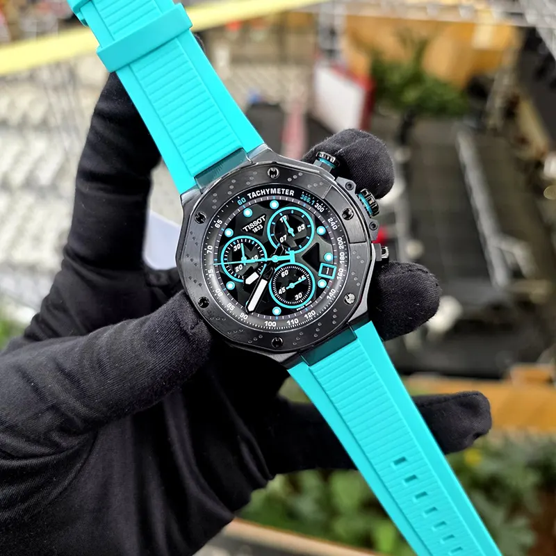 Tissot T-Race Swiss Chronograph Black Dial Sporty Men’s Watch- T141.417.37.051.01